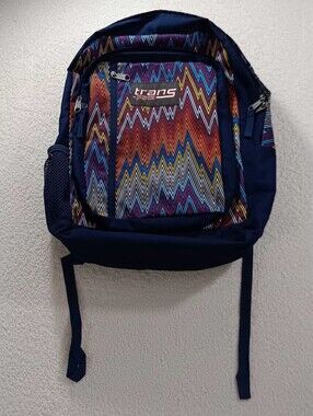 Trans by Jansport Megahetz II Multicolored Digital Laptop Chevron Backpack Tech
